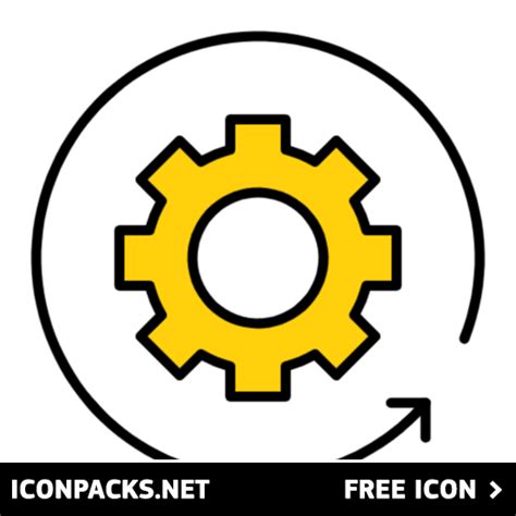 Free Projects Process Yellow Gear Svg Png Icon Symbol Download Image