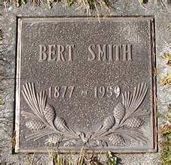 George Robert Bert Smith 1877 1959 Find a Grave äreminne