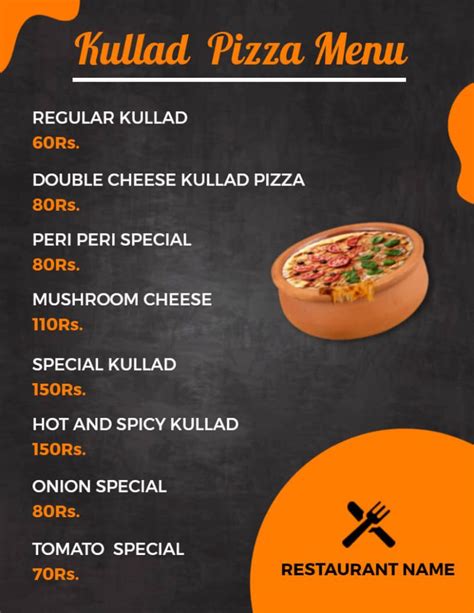 Pizza Menu Design Ideas, Examples & Samples