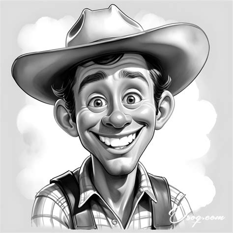 Black And White Caricature Osoq