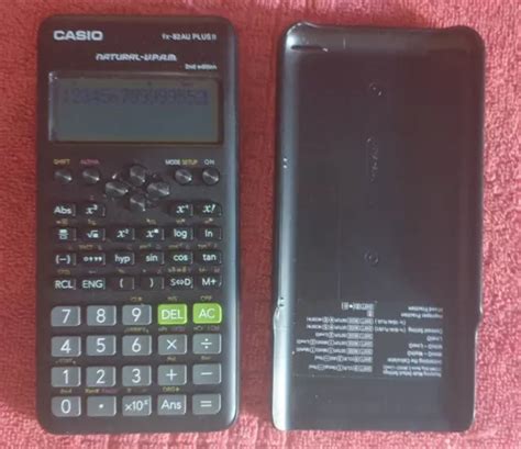 Casio Fx 82au Plus Ii 2nd Edition Scientific Calculator Black With Case £7 89 Picclick Uk