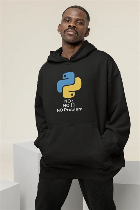 Buy Python No Problem Hoodie Black S At Best Price In India