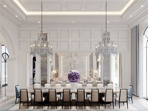 Living Dining Private Villa Saudi On Behance