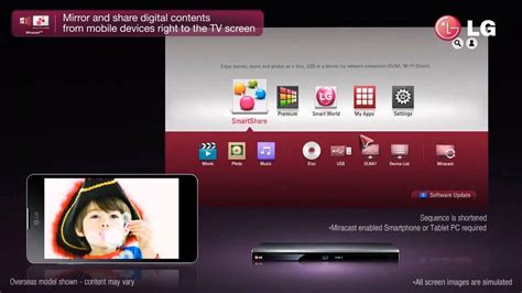 Lg Smart 3d Blu Ray Player With Wi Fi Youtube