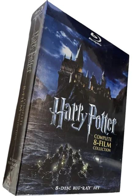 Harry Potter Complete 8 Film Collection Blu Ray Disc Box Set Sealed