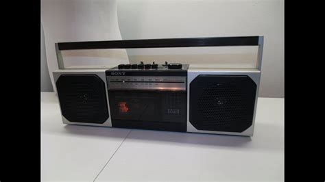 Vintage Sony Cfs Boom Box Radio Cassette Player Ghetto Blaster