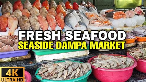 Fresh Seafood At Seaside Dampa 4k Youtube