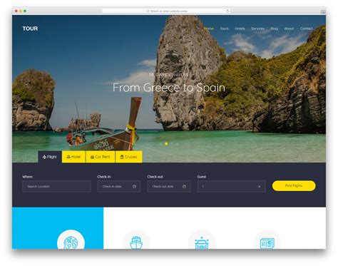 43 Best Free Travel Website Templates With Full Of Colors 2020