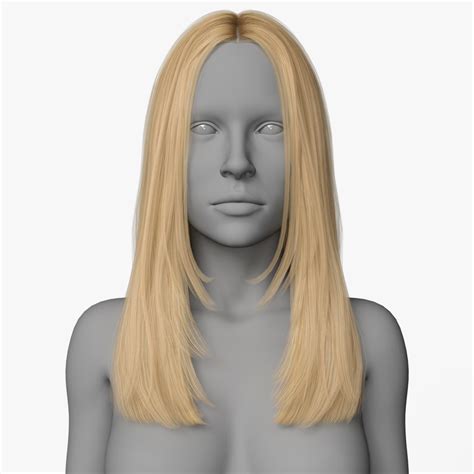 Female Hair 3d 모델 Turbosquid 1881451