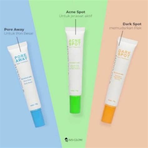 Jual Spot Treatment Ms Glow Acne Spot Dark Spot Pore Away Original