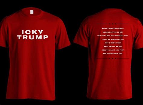 The White Stripes are selling 'Icky Trump' T-shirts | The Independent ...