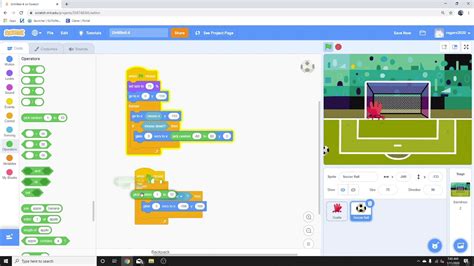 Scratch Tutorial How To Make A Free Kick Game Youtube