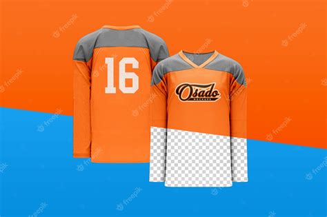 Premium PSD | Hockey Jersey Mockup