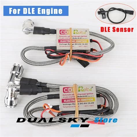 Rcexl Ignition CDI For CM6 Spark Plug DLE Gas Petrol Engine Rc Airplane