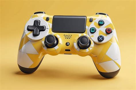 Controlador De Juego Est Ndar Blanco Joystick Gamepad En Un Fondo