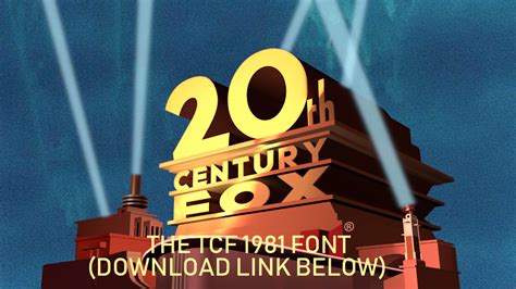 20th Century Fox Logo Font