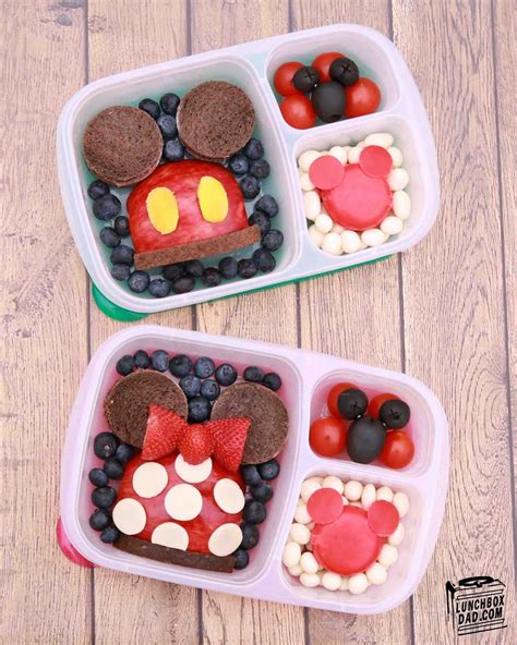 Lunchbox Dad Disney Mickey Mouse And Minnie Mouse Ears School Lunch