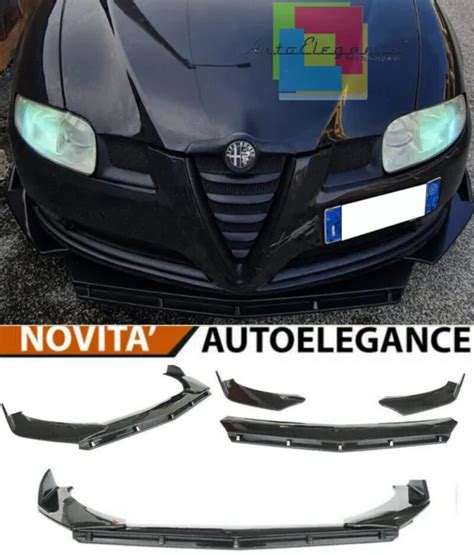 Alfa Romeo Gt Lama Sotto Paraurti Anteriore In Abs Nero Splitter Tuning