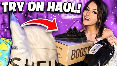 4000 Try On Haul Unboxing All My Packages Youtube