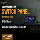 Auxbeam Gang Switch Panel Bc Universal Circuit Control Relay System