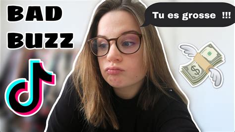 TikTok bad buzz cyber harcèlement argent YouTube