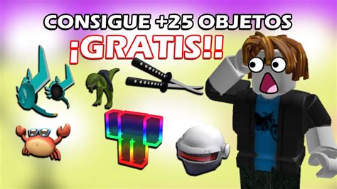 Consigue Objetos Totalmente Gratis En Roblox Youtube