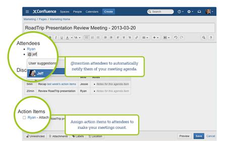 confluence-meeting-notes-blueprint