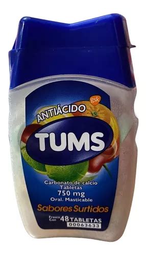 Tums Antiacido Surtido Tabletas Mg