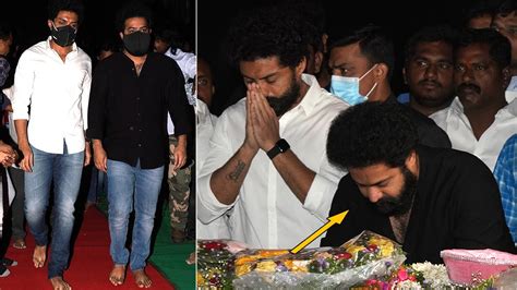 Jr NTR And Kalyan Ram Visuals At NTR Ghat 100 Years Of NTR NTR