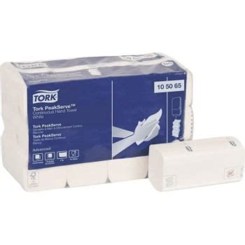 Tork Advanced Peakserve White Continuous Multi Fold Paper Towels Case