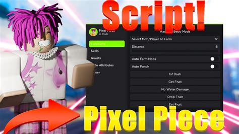 Best Roblox Pixel Piece Script GUI AutoFarm INF STATS GET