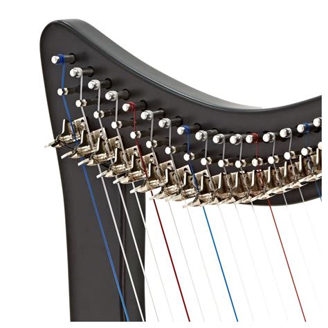 String Harp With Levers By Gear Music Black At Gear Music