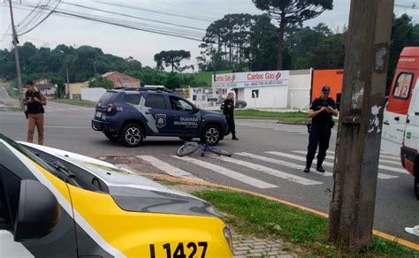 Ciclista Fica Gravemente Ferido Ap S Acidente Caminhonete