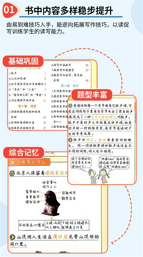 睡前五分钟考点暗记初中小四门必背知识点人教版初一二三语文数学 阿里巴巴