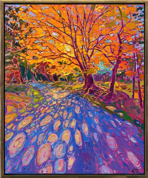 Autumn Lights - Contemporary Impressionism Paintings by Erin Hanson