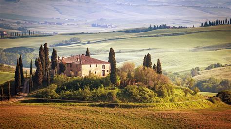 Tuscany, Italy, Nature, Landscape, House Wallpapers HD / Desktop and ...