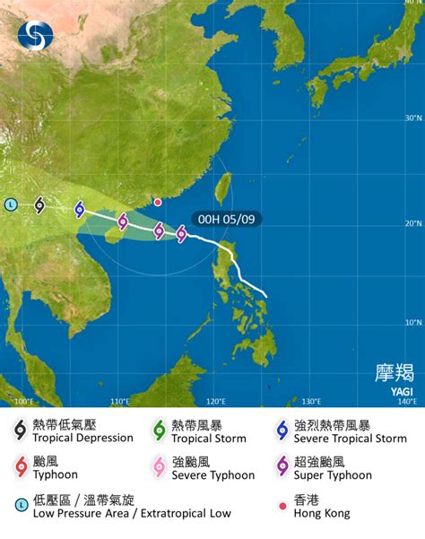 天文台：「摩羯」已增強為超強颱風 香港 大公文匯網