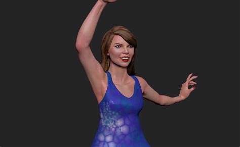 Taylor Swift 3d Model Ready For 3d Print 3d Model 3d Printable Cgtrader