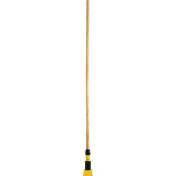 Rubbermaid Commercial Gripper 60 In Natural Wood Clamp Style Wet Mop