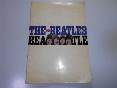 目立った傷や汚れなし本物 ビートルズ 1966年 日本武道館 日本公演 THE BEATLES ジョンレノン パンフレット コンサート