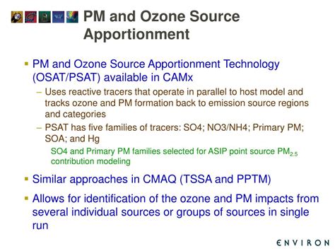 Ppt Use Of Pm Source Apportionment To Assess The Contributions Of