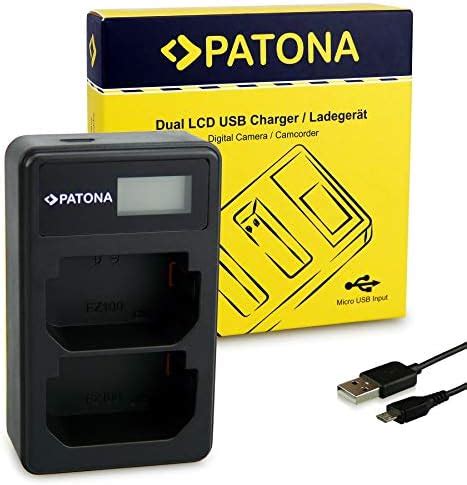 Patona Double Lcd Chargeur Pour Np Fz Batterie Compatible Avec Sony