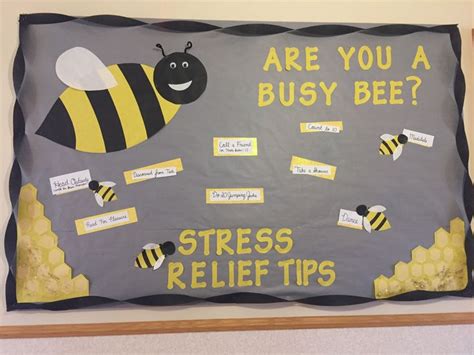 How To Reduce Stress Ra Boards College Bulletin Boards Ra Bulletin