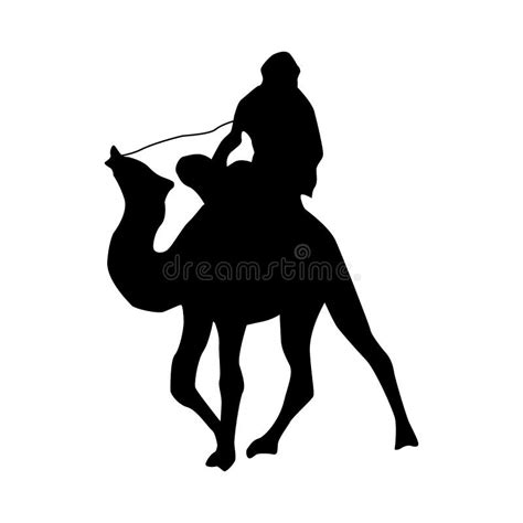 Camel silhouette black stock vector. Illustration of african - 79307357