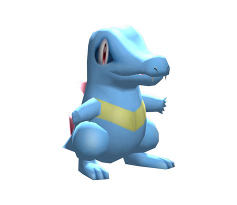 Wii Pokémon Battle Revolution 158 Totodile The Models Resource