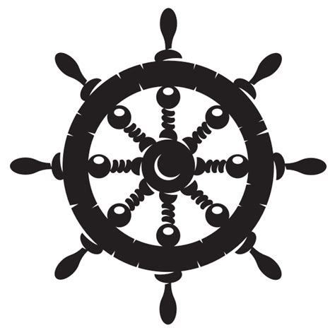 Ship Wheel Free Svg