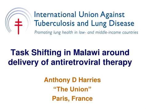 PPT Task Shifting In Malawi Around Delivery Of Antiretroviral Therapy