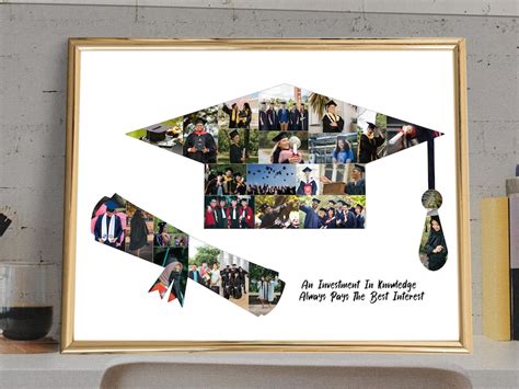 Personalized Graduation Photo Collage Graduation Ts For Him