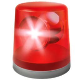 Police Car Light Emoji (U+1F6A8)