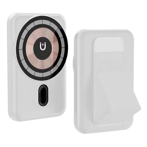 Batería externa iBox, magnética, 10000 mAh, 15W, blanco - Coolbox